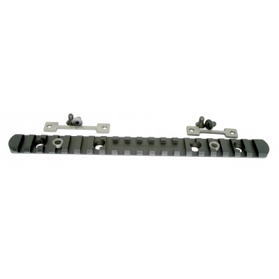 8.5" round forearm top rail with lugs