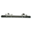 8.5" round forearm top rail with lugs