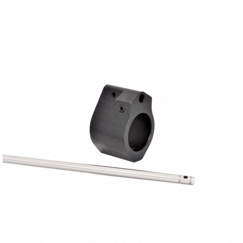 0.875 Diameter Profile Adjustable Gas Block W/ Straight Gas Tube