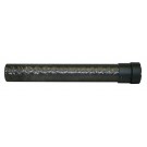 Gen III Rifle Length Round Carbon Fiber Free Float Forearm (No Holes, No Rails)